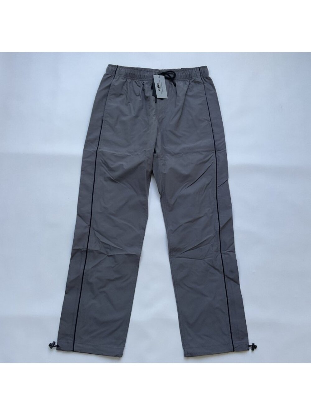 $50 CSG Men’s Icon Regular Fit Windbreaker Pants Grey Training Running Size 2XL
